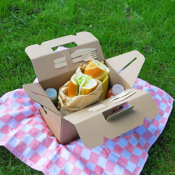 Cardboard catering box